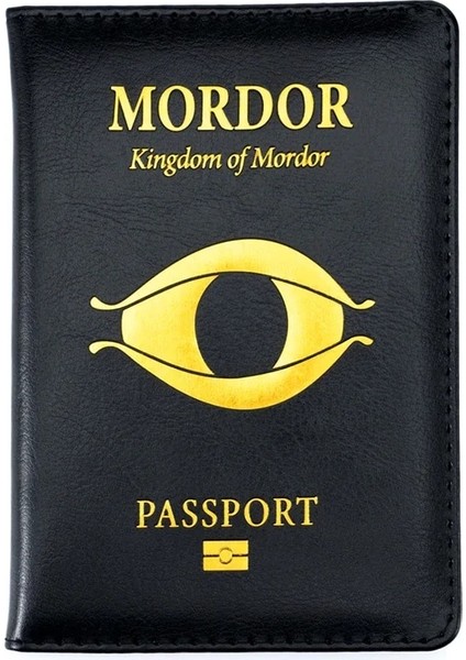 Mordor'un Siyah Gölgesi Pasaport Kapağı Seyahat Aksesuarları Aile Hediyeleri Mordor Krallığı Pasaport Tutucu (Yurt Dışından) fiyatları