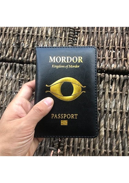 Mordor'un Siyah Gölgesi Pasaport Kapağı Seyahat Aksesuarları Aile Hediyeleri Mordor Krallığı Pasaport Tutucu (Yurt Dışından) indirimleri