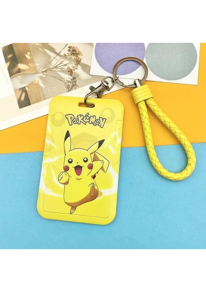 Spok-C 1 Takım Anime Kart Kılıfları Kart Kordon Anahtar Kordon Cosplay Rozeti Kimlik Kartları Sahipleri Boyun Askıları (Yurt Dışından)