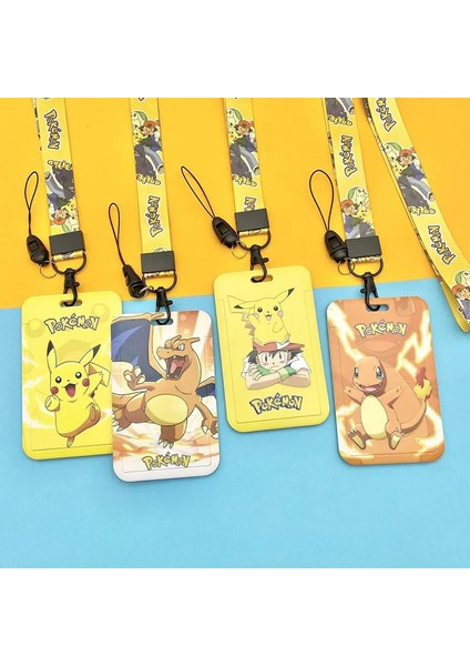 Spok-C 1 Takım Anime Kart Kılıfları Kart Kordon Anahtar Kordon Cosplay Rozeti Kimlik Kartları Sahipleri Boyun Askıları (Yurt Dışından) fiyatları