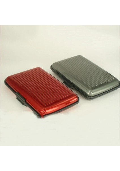 Yeşil Yeni Varış Erkekler Alüminyum Banka Kartları Sahipleri Engelleme Sert Çanta Küçük Cüzdan Katı Kredi Anti-Rfid Tarama Kart Tutucuyu Koruyun (Yurt Dışından) fırsatları