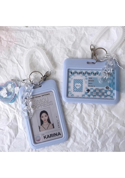 Stil 5 Ins Kpop Fotocard Tutucu Fotoğraf Koruyucu Fotocard Albümleri Okul Kırtasiye Idol Kart Koruyucu Anahtarlık ile Kimlik Kartı Tutucu (Yurt Dışından) fiyatları