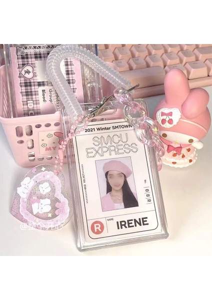 Stil 5 Ins Kpop Fotocard Tutucu Fotoğraf Koruyucu Fotocard Albümleri Okul Kırtasiye Idol Kart Koruyucu Anahtarlık ile Kimlik Kartı Tutucu (Yurt Dışından) modelleri