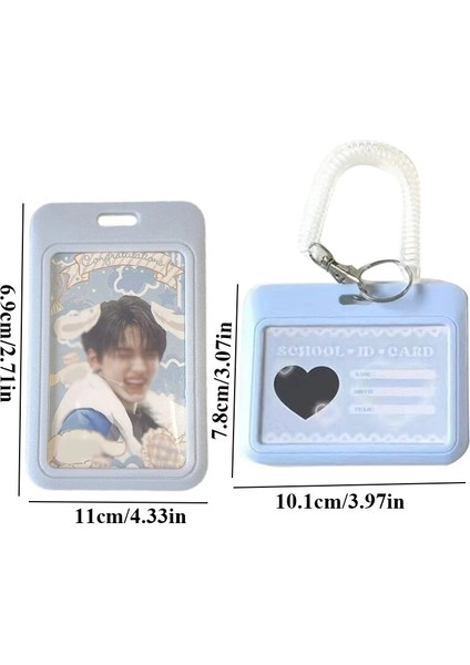 Stil 5 Ins Kpop Fotocard Tutucu Fotoğraf Koruyucu Fotocard Albümleri Okul Kırtasiye Idol Kart Koruyucu Anahtarlık ile Kimlik Kartı Tutucu (Yurt Dışından) indirimleri