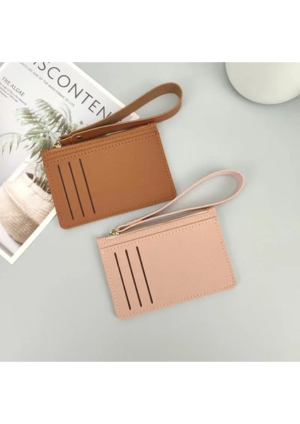 Kahve Ince Kart Tutucu Cüzdan Organizatör Kadın Erkek Kartvizit Sahipleri Cüzdan Ince Banka Kredi Kartı Kimlik Kartları Kapak Bozuk Para Kesesi (Yurt Dışından) fiyatları