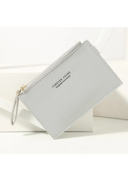 Pembe Kadın ve Erkek Kimlik Kartı Tutucu Pu Fermuarlı Para Küçük Çanta Kredi Kartı Tutucu Düz Renk Kartvizit Kılıfı Kartvizit Tutucu (Yurt Dışından) indirimleri