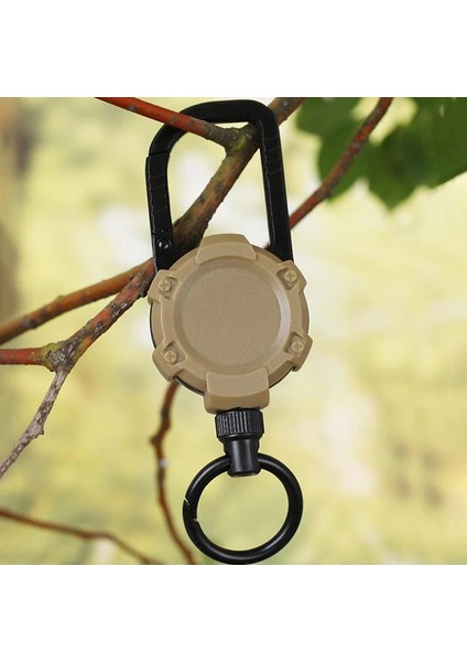 Kahverengi 1 Adet Anti-Kayıp Ağır Hizmet Tipi Manyetik Geri Çekilebilir Çekme Anahtarlık Dış Mekan Için Kolay Çekilebilen Toka (Yurt Dışından) indirimleri