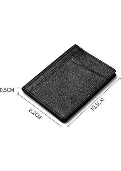 Kahve Süper Ince Yumuşak Cüzdan 100% Hakiki Deri Mini Kredi Kartı Tutucu Çoklu Yuvaları Bozuk Para Cüzdanı Cüzdan Çanta Kart Sahipleri Erkek Cüzdan (Yurt Dışından) fiyatları