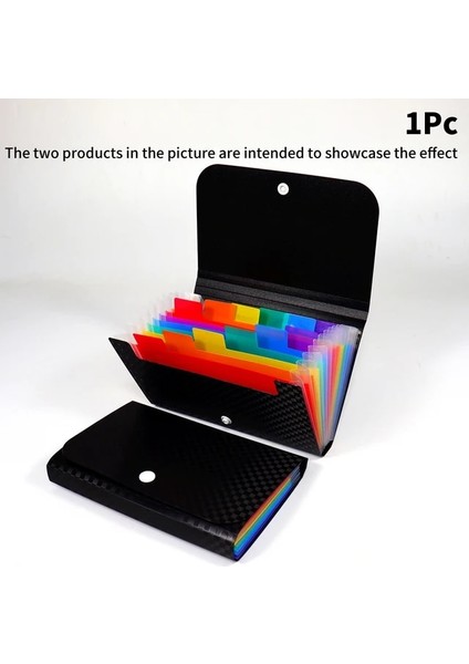 Renkli 13 Katmanlar 7 Katmanlı 13 Katmanlı Dosya Kutusu Kendinden Yapışkanlı Dizin Sekmeli Suya Dayanıklı Küçük Dosya Cüzdan Makbuz Klasörü A6 Akordeon Klasörü (Yurt Dışından)