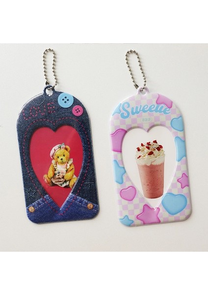 A4 1 Adet Taşınabilir Aşk Kalp 3 Inç Kpop Fotoğraflı Kart Tutucu Kalp Içi Boş Kredi Kimlik Banka Kartı Otobüs Kartı Fotoğraf Koruyucu Kılıf (Yurt Dışından) modelleri