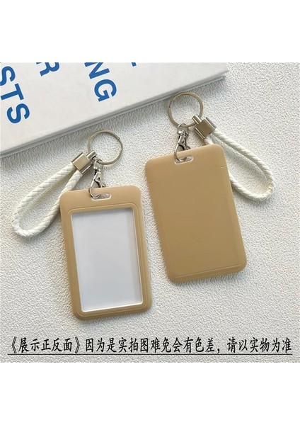 Açık Sarı Sevimli Karikatür Kart Sahipleri Kadın Erkek Iş Kredi Kartı Tutucu Banka Kimlik Sahipleri Rozet Çocuk Öğrenci Malzemeleri Otobüs Kartı Kılıfı (Yurt Dışından)