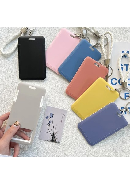 Açık Sarı Sevimli Karikatür Kart Sahipleri Kadın Erkek Iş Kredi Kartı Tutucu Banka Kimlik Sahipleri Rozet Çocuk Öğrenci Malzemeleri Otobüs Kartı Kılıfı (Yurt Dışından) indirimleri