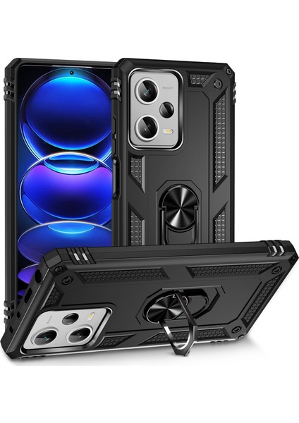 Xiaomi Redmi Note 12 Pro+ Için Darbeye Dayanıklı Tpu + Pc Kılıfı (Yurt Dışından)