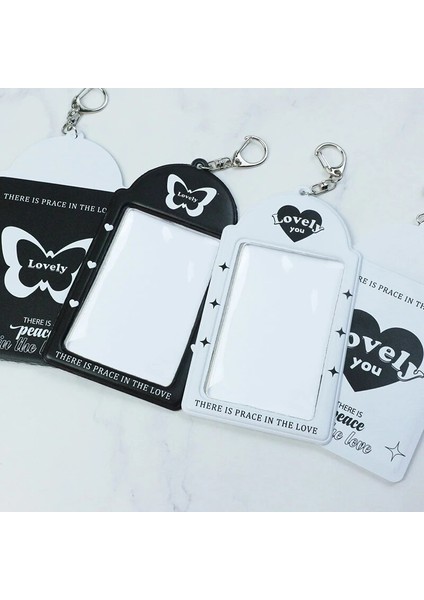 Pembe Yeni Karikatür Fotocard Tutucu Anahtarlık Kpop Idol Fotoğraf Kol Kimlik Kartı Kapağı Öğrenci Çantası Kolye Otobüs Kartı Kol Okul Kırtasiye (Yurt Dışından) modelleri