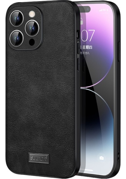 iPhone 14 Pro Max Için Tpu + El Yapımı Deri Kılıf (Yurt Dışından) fiyatları