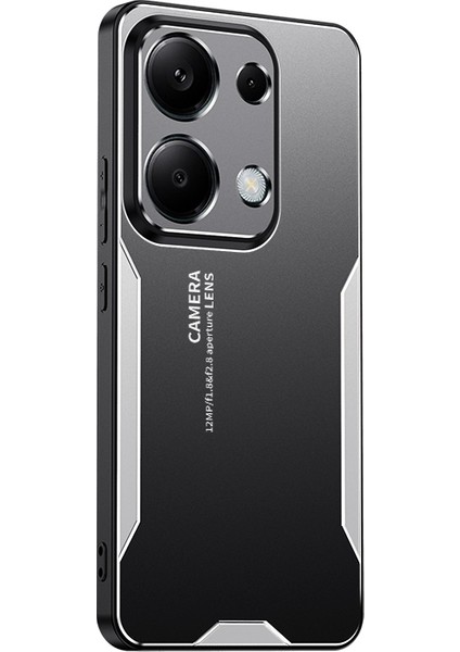 Xiaomi Redmi Note 13 Pro 4g Için Tpu Hibrit Metal Telefon Kılıfı (Yurt Dışından)