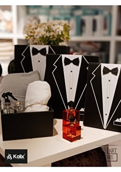Gelin & Damat Kutusu 2'li Set Farklı Boyutlarda 38x32x15 cm ve 34x28x13 cm indirimleri