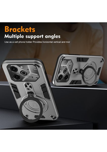 Tecno Pova 6 Için Halka Tutucu Pc Hibrit Tpu Kılıf (Yurt Dışından) indirimleri