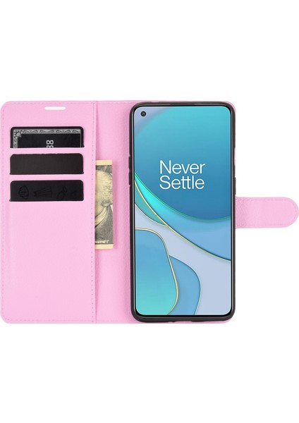Oneplus 8t Litchi Doku Çevirme Koruyucu Tpu Kılıf Için (Yurt Dışından) fırsatları