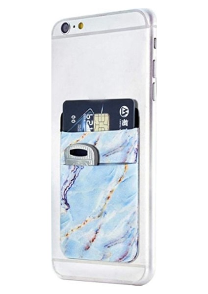 Stil 7 Telefon Cüzdan Kılıfı, Kendinden Yapışkanlı Etiketli Kart Kılıfları, Kredi Kartı Tutucusu ve Erkekler ve Kadınlar Için Silikon Cep Telefonu Cebi (Yurt Dışından)