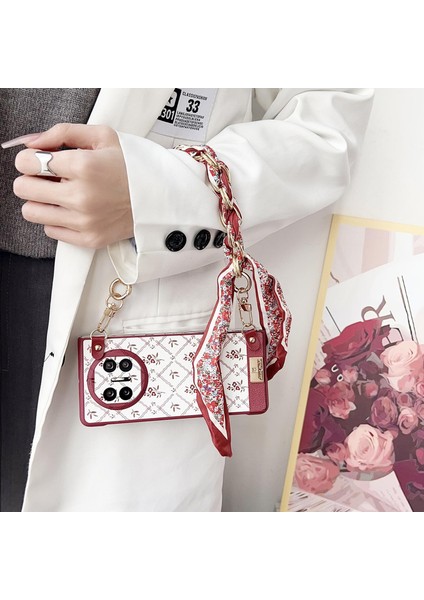 Huawei Mate X5 Için Şans Çiçeği Desenli Askı Kılıfı (Yurt Dışından) indirimleri