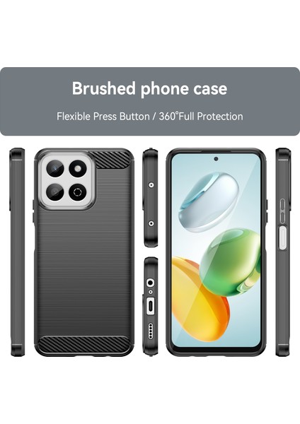 Honor 200 Smart Için Fırçalanmış Dokulu Tpu Kılıf (Yurt Dışından) fiyatları