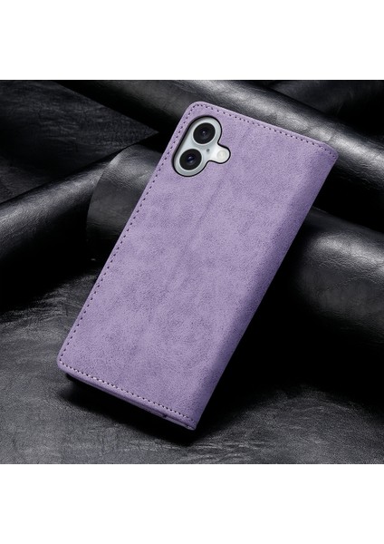iPhone 16 Plus Için Renkli Manyetik Deri Kılıf (Yurt Dışından) modelleri