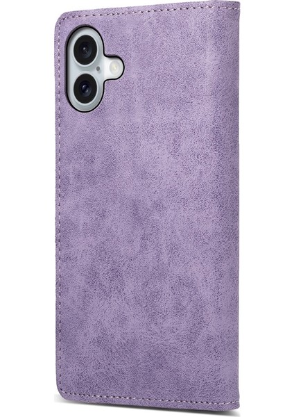 iPhone 16 Plus Için Renkli Manyetik Deri Kılıf (Yurt Dışından) fırsatları