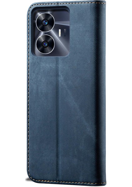 Realme C55 Için Denim Doku Pu Kılıf (Yurt Dışından) indirimleri