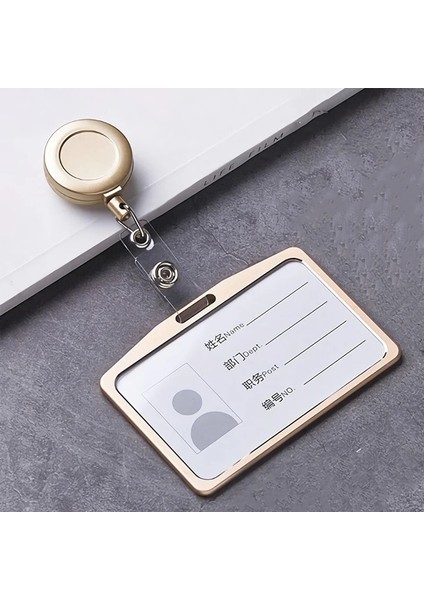 12 Kadın Kredi Kartı Tutucu Kılıf Abs Metal Geri Çekilebilir Makaralı Isimlik Klip Ofis Alüminyum Alaşımlı Rozet Kimlik Iş Çalışma Kartı Kapağı Çanta (Yurt Dışından) fiyatları