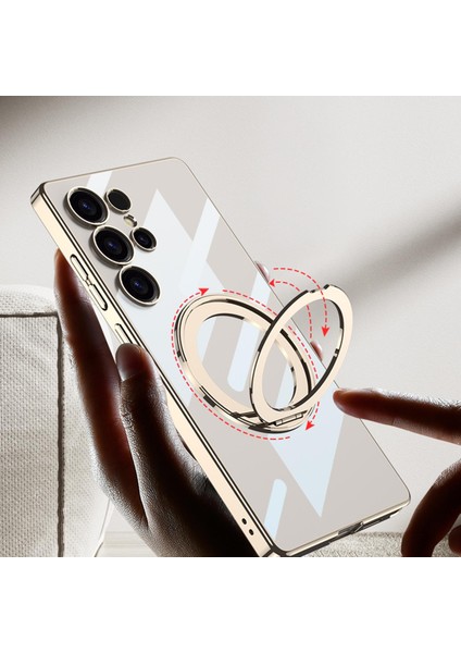Samsung Galaxy S25 Ultra 5g Için Gkk Manyetik Tutucu Pc Kılıfı (Yurt Dışından) modelleri
