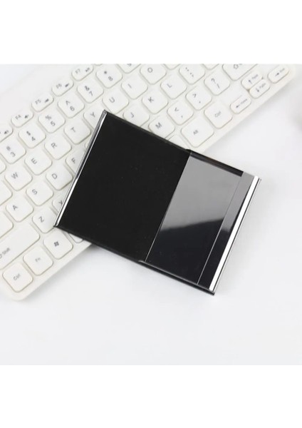 Kırmızı Profesyonel Kartvizitlik Manyetik Toka ile Ince Paslanmaz Çelik Cep Işletme Adı Kart Taşıma Çantası (Yurt Dışından) modelleri