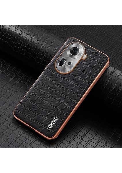 Oppo RENO11 Global Için Azns Timsah Dokulu Kılıf (Yurt Dışından) fiyatları
