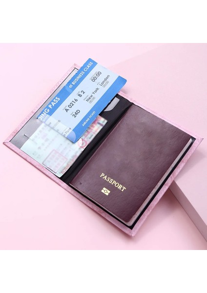 B Tarzı Kırmızı 2023 Mermer Seyahat Pasaport Bilet Klip Tutucu Cüzdan Kadın Erkek Banka Kredi Kartı Tutucu Çanta Moda Pasaport Kapağı (Yurt Dışından) indirimleri