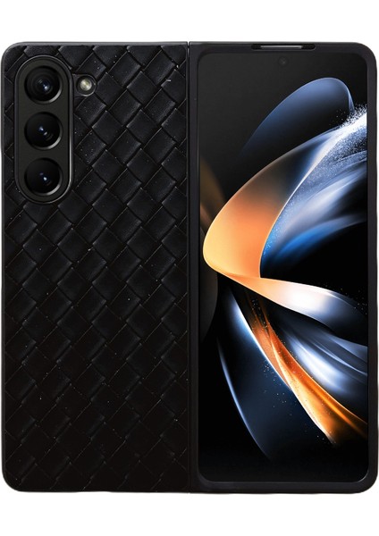 Samsung Galaxy Z Fold5 5g Için Dokuma Dokulu Kılıf (Yurt Dışından)