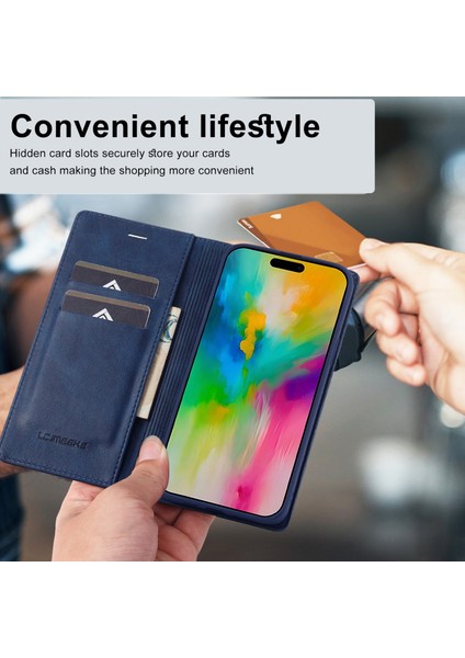 iPhone 16 Pro Max Için Lc.ımeeke Rfıd Pu Kılıf (Yurt Dışından) indirimleri