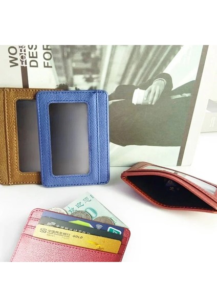 Turuncu 1 Adet Kart Tutucu Ince Banka Kredi Kartı Kimlik Kartları Kapak Bozuk Para Kesesi Kılıfı Cüzdan Organizatör Kadın Erkek Kartvizitlik Cüzdan (Yurt Dışından) modelleri