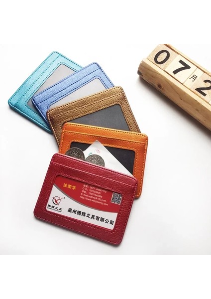 Turuncu 1 Adet Kart Tutucu Ince Banka Kredi Kartı Kimlik Kartları Kapak Bozuk Para Kesesi Kılıfı Cüzdan Organizatör Kadın Erkek Kartvizitlik Cüzdan (Yurt Dışından) indirimleri