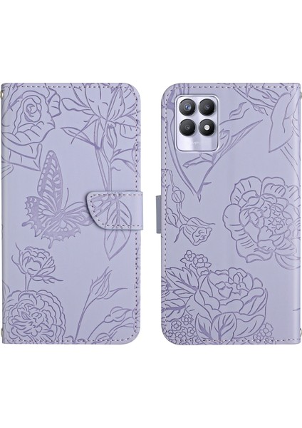 Oppo Realme 8i Için Şakayık Kılıfı (Yurt Dışından)