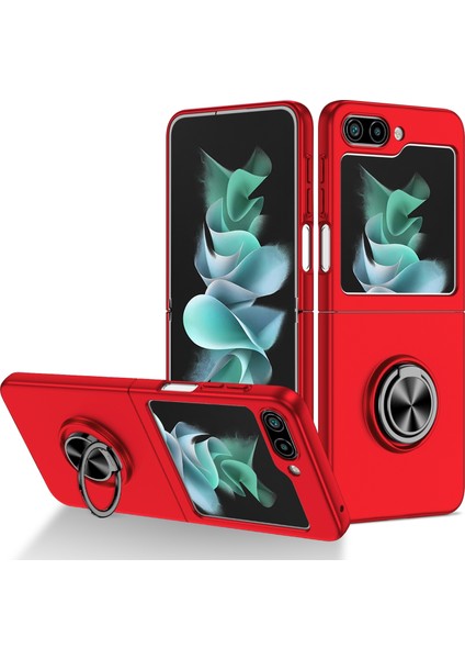Samsung Galaxy Z Flip6 5g Için Zırh Halkalı Tutucu Kılıf (Yurt Dışından)