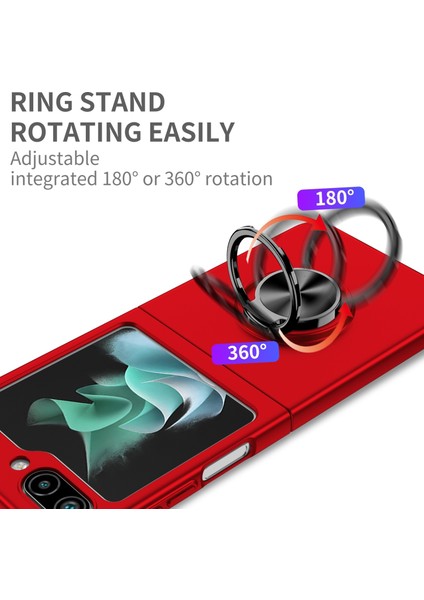 Samsung Galaxy Z Flip6 5g Için Zırh Halkalı Tutucu Kılıf (Yurt Dışından) modelleri