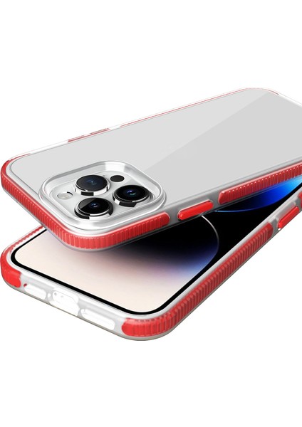 iPhone 14 Pro Max Için Iki Renkli Şeffaf Telefon Kılıfı (Yurt Dışından) fırsatları
