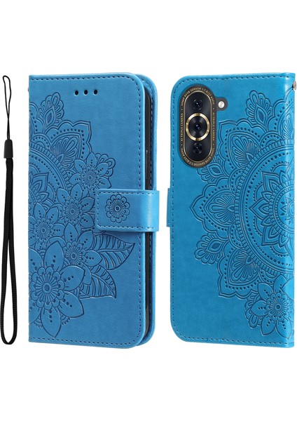 Huawei Nova 10 Için Çiçekler Pu Kılıf (Yurt Dışından)