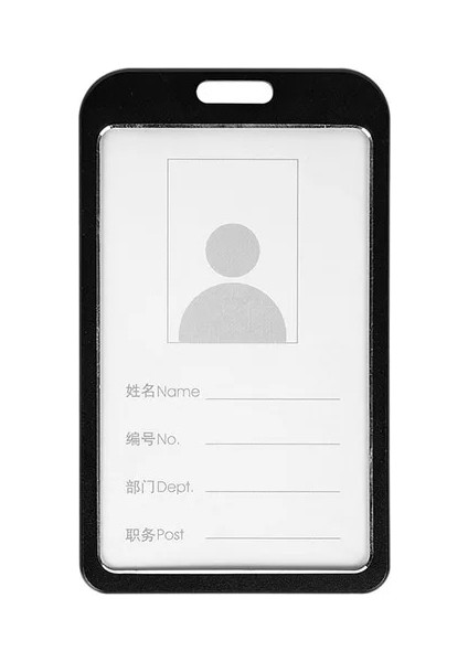 Siyah 1 Adet Geri Çekilebilir Rozet Kart Tutucu Alüminyum Çalışma Kartı Kılıfı Hemşire Doktor Kimlik Isim Kartı Rozeti Tutucu Okul Ofis Malzemeleri (Yurt Dışından)