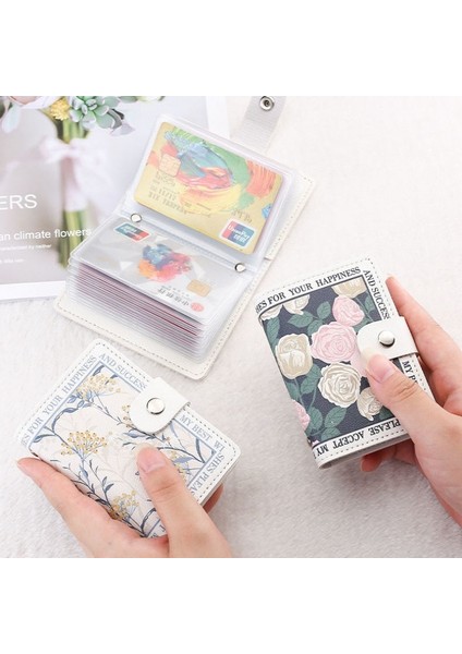 E 20 Yuvaları Vintage Kadın Erkek Kimlik Kredi Kartı Düğmesi Tutucu Cüzdan Organizatör Hediye Kartvizit Kimlik Tutucu Cüzdan Çanta (Yurt Dışından) fırsatları