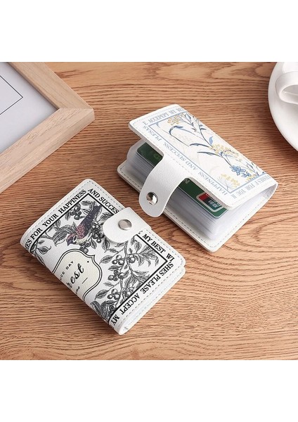 E 20 Yuvaları Vintage Kadın Erkek Kimlik Kredi Kartı Düğmesi Tutucu Cüzdan Organizatör Hediye Kartvizit Kimlik Tutucu Cüzdan Çanta (Yurt Dışından) indirimleri