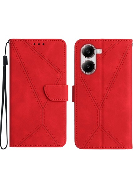 Xiaomi Poco X7 Pro Için Dikiş Pu Kılıf (Yurt Dışından)