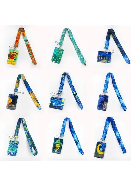 31 Van Gogh Yağlıboya Ayçiçeği Sanat Moda Kordon Kimlik Rozeti Tutucu Otobüs Geçiş Kılıfı Kapak Kayma Bankası Kredi Kartı Tutucu Askı Hediye (Yurt Dışından) fiyatları