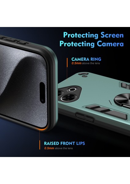 Redmi 13 Için Halka Tutucu Telefon Kılıfı (Yurt Dışından) modelleri