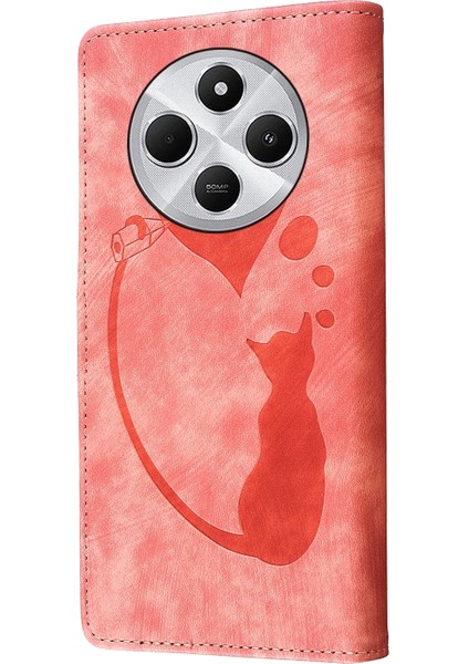 Redmi 14C 4g Için Kalem Kalp Kedi Pu Kılıf (Yurt Dışından) modelleri